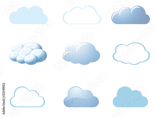 Weather icons - clouds