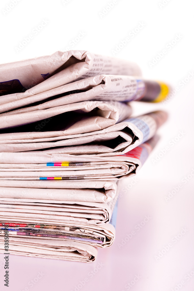 Pile of newspapers Pile of newspapers