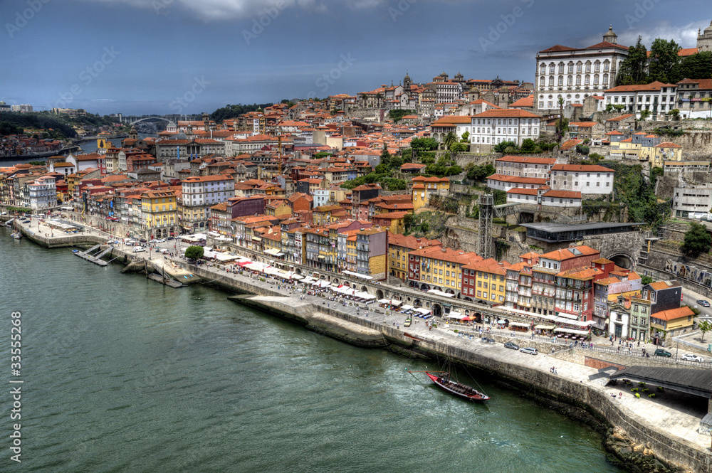 Cais da Ribeira, Porto, Portugal.