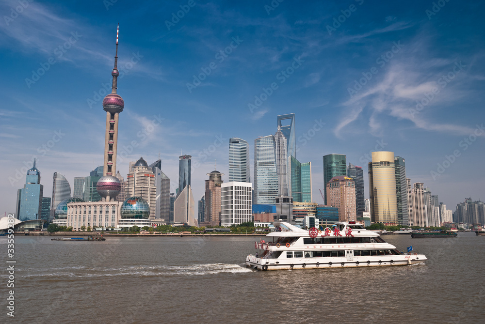 Naklejka premium Shanghai - Pudong 02