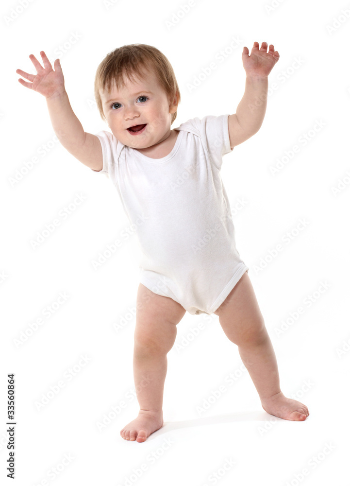 Portrait of a beautiful happy baby Portrait of a beautiful happy baby