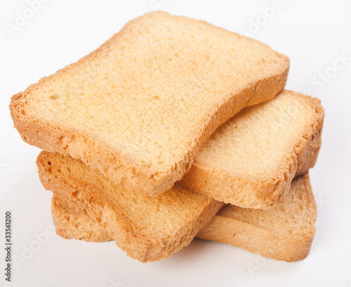 toasted bread slices for breakfast