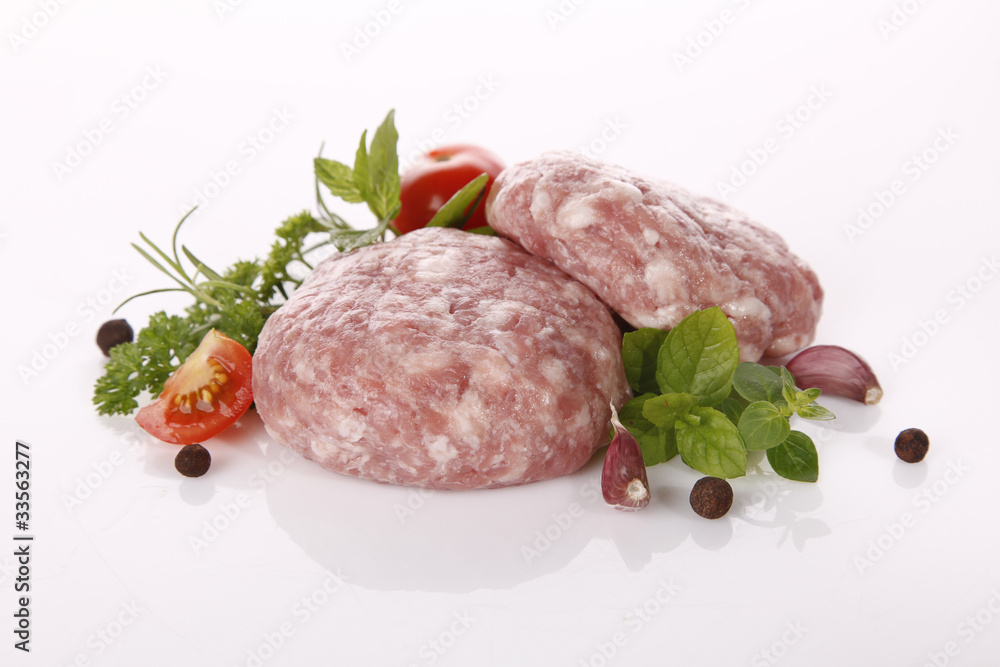 Minced raw meat