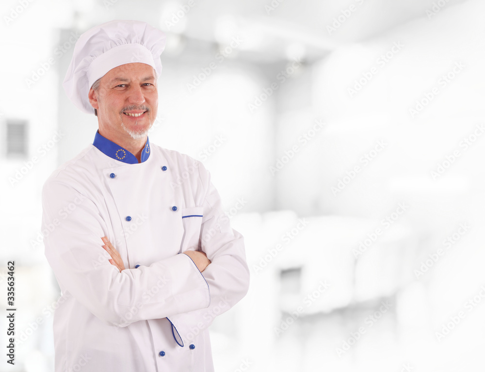 Smiling chef portrait