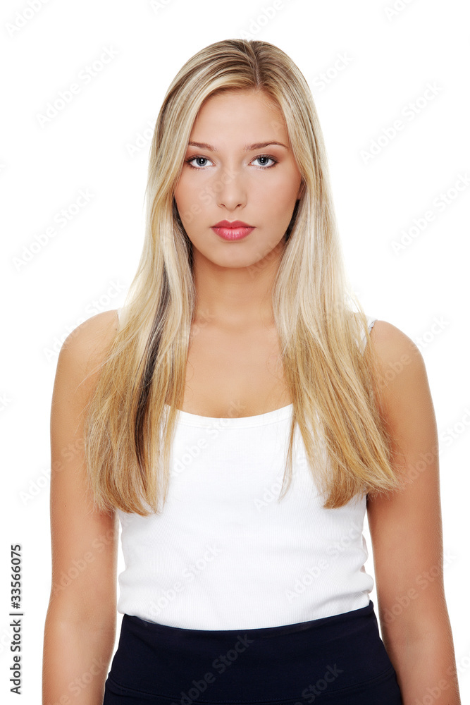 Portrait of a young business woman Portrait of a young business woman