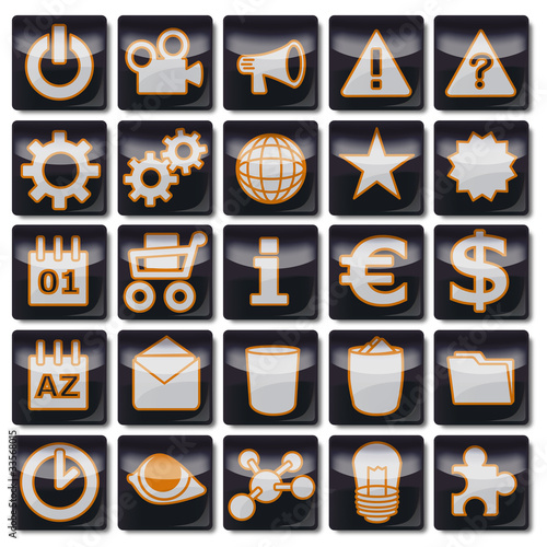 Icons schwarz 51-75