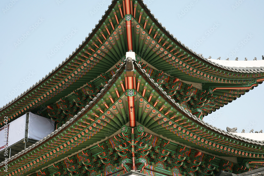 Tiled Roof of Kwanghwa Gate Tiled Roof of Kwanghwa Gate