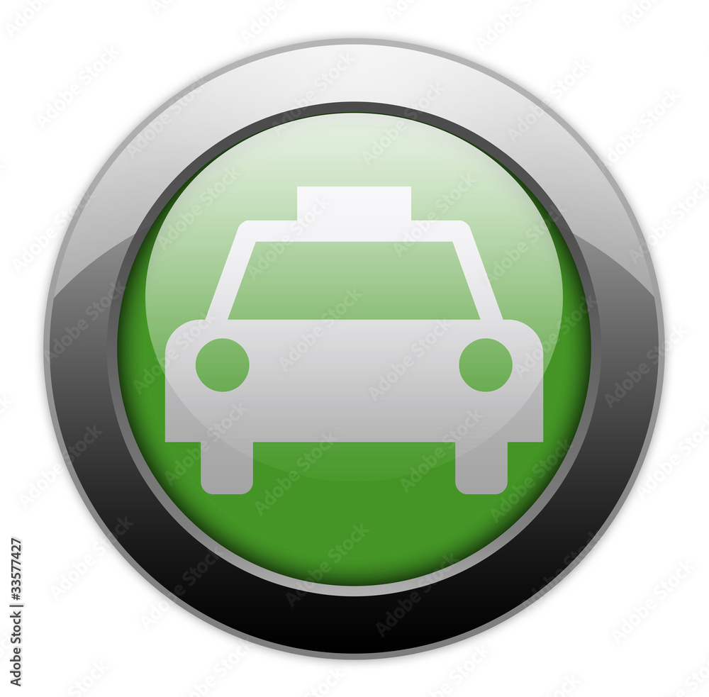 Green Metallic Orb Button 