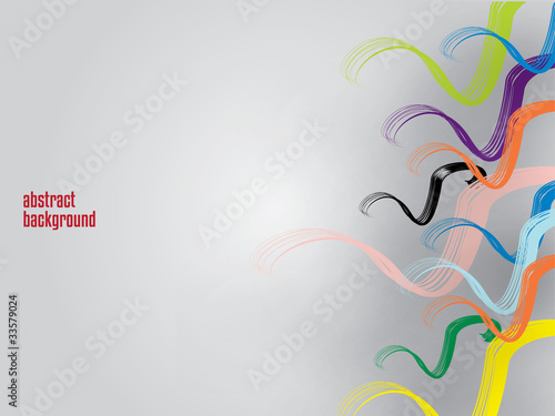 Sfondo astratto fili colorati