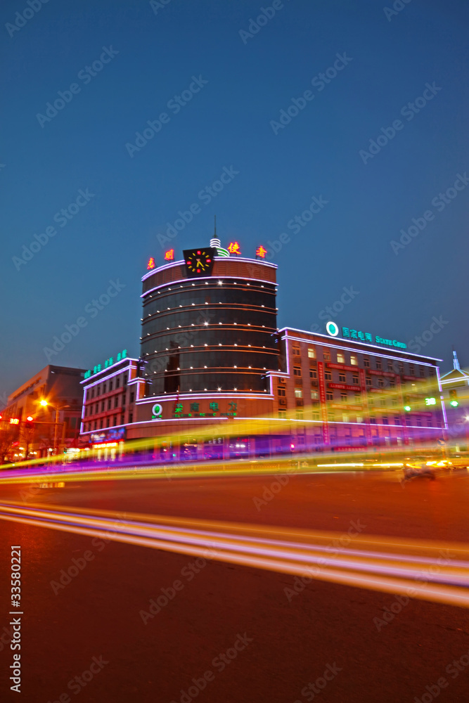 Fototapeta premium city building scenery
