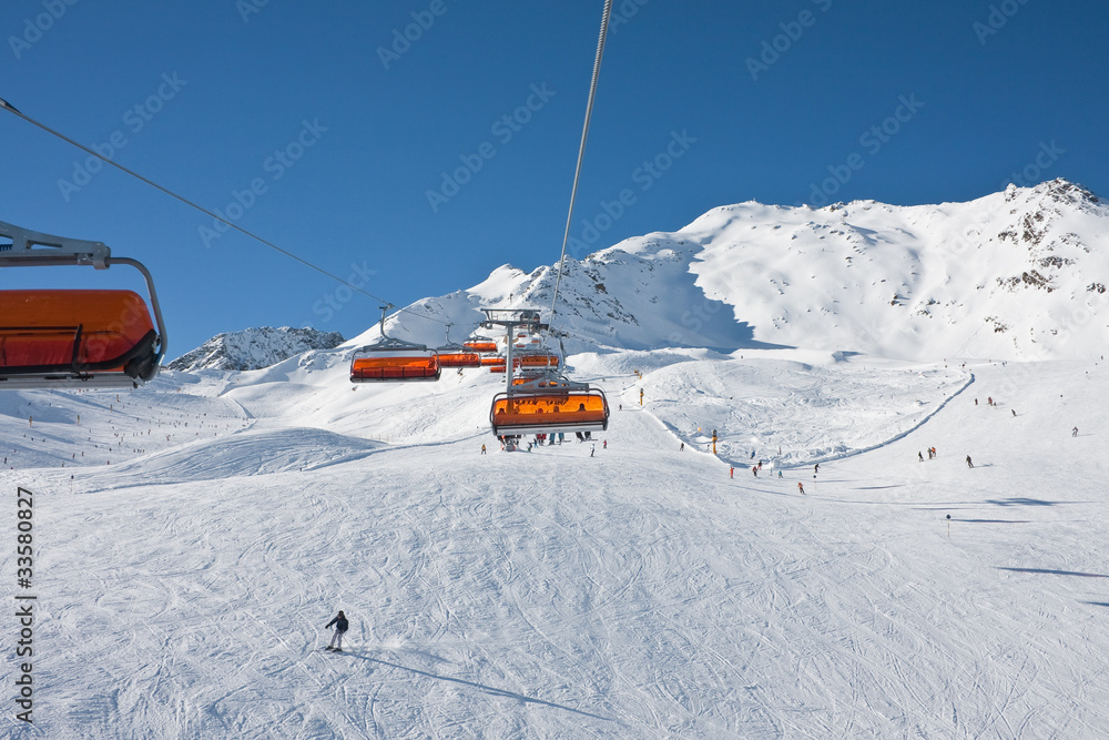 Ski resort Solden. Austria Ski resort Solden. Austria