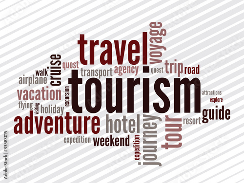 Wordcloud of tourism
