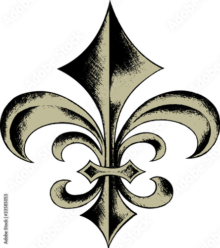 fleur de lis sketch