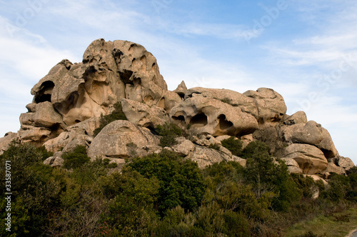 Sardinia, Italy: granite rock formations