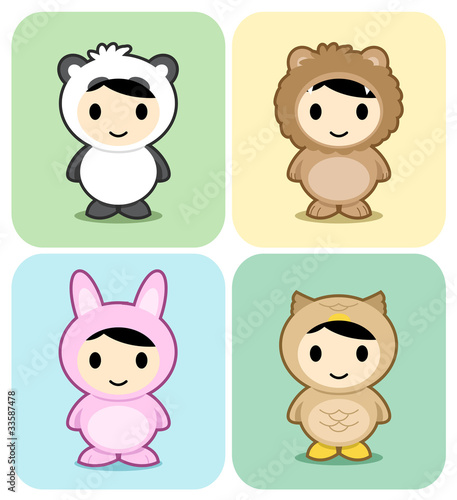 Cute animal costume series