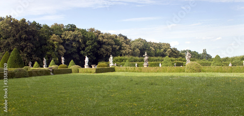 Park with statues, Lysa nad Labem, Czech Republic