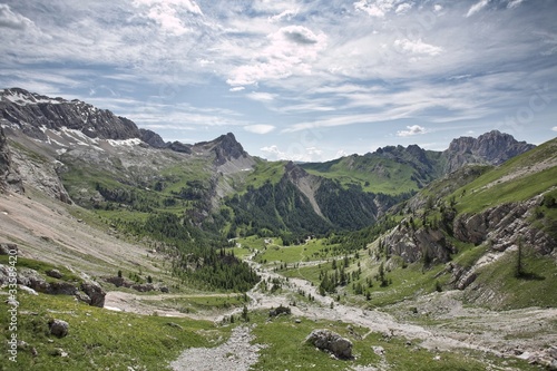 Contrin Valley in Italian Dolomites (Alps) photo