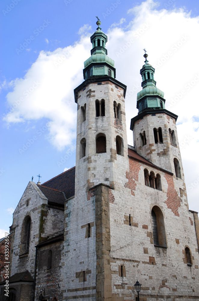 Doppelturm kath Kirche Krakau