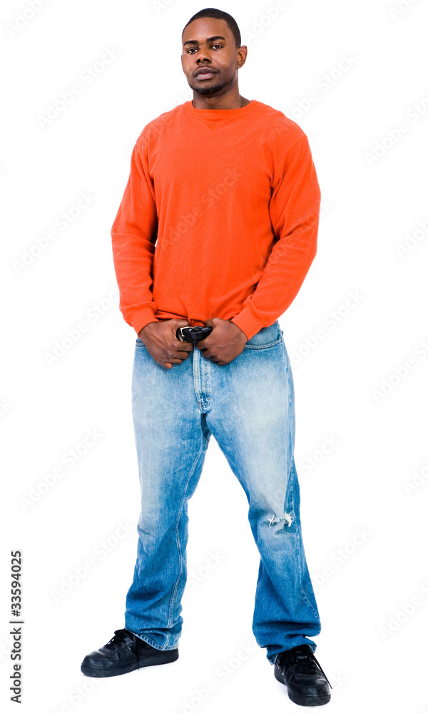 Fototapeta premium Portrait of a man posing
