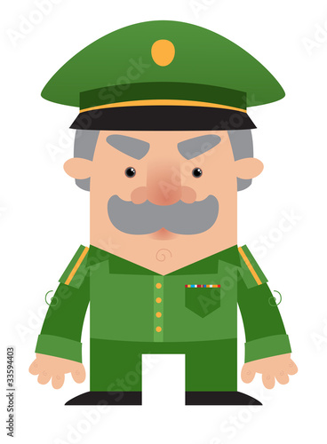 Cartoon soldier