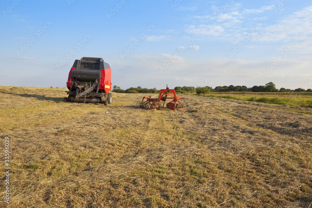 Obraz premium haymaking time