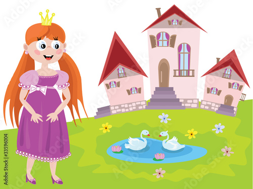 Fairy or princess with tower