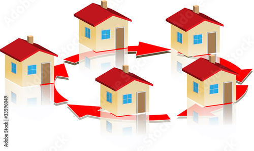 small_house_round_arrow