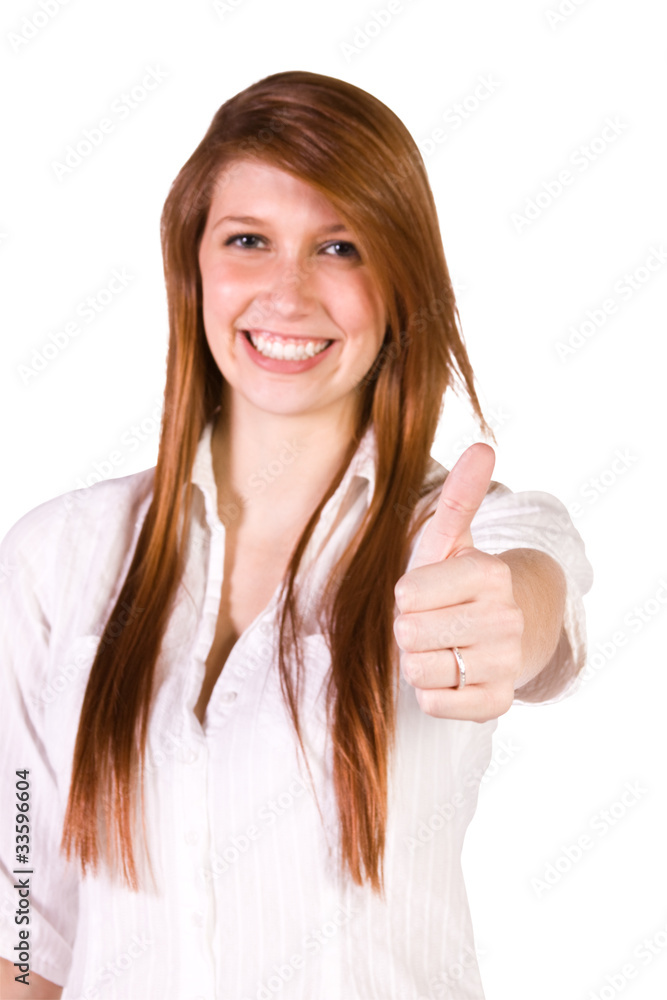 custom made wallpaper toronto digitalBeautiful Girl Giving the Thumbs Up