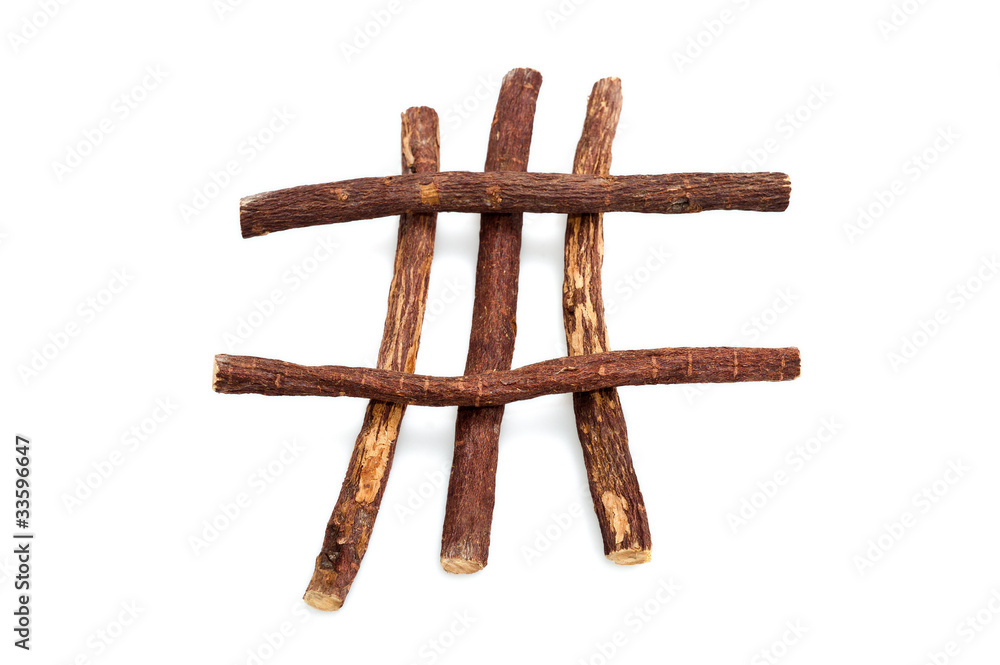 licorice on white background licorice on white background
