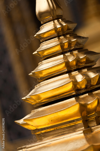 détail architecture temple Thaïlande