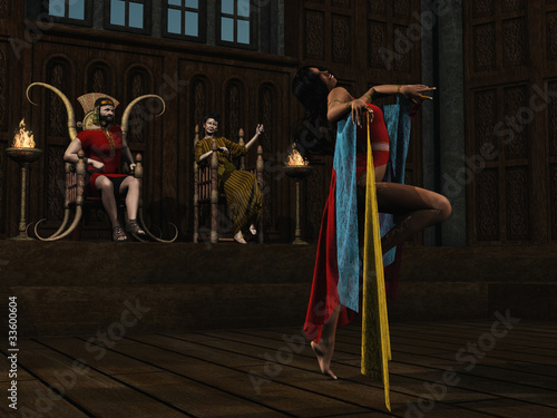 Salome dances for Herod photo