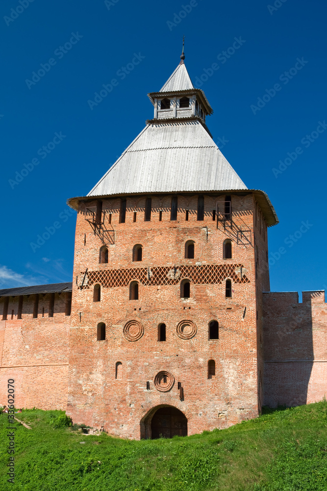Спасская башня. Кремль, Великий Новгород
