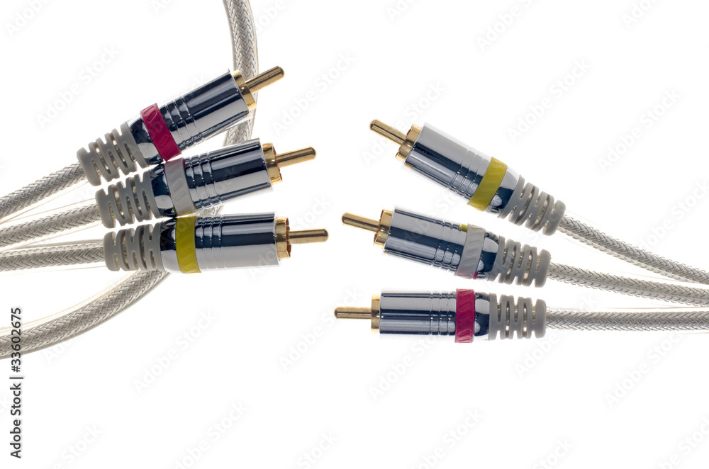 Video cable with a sil covering Video cable with a sil covering