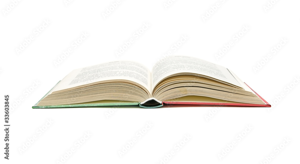 Book isolated on white background Book isolated on white background