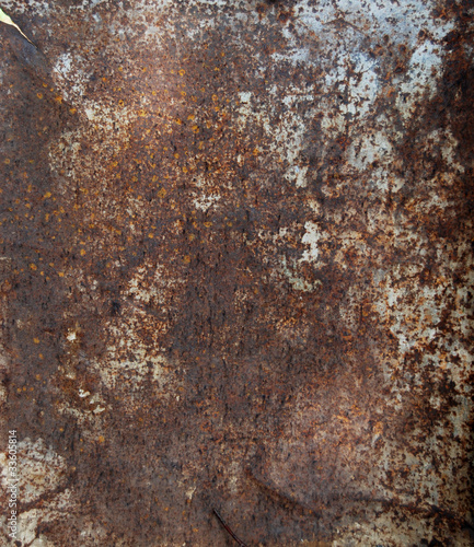 Rusty old scratched metal texture