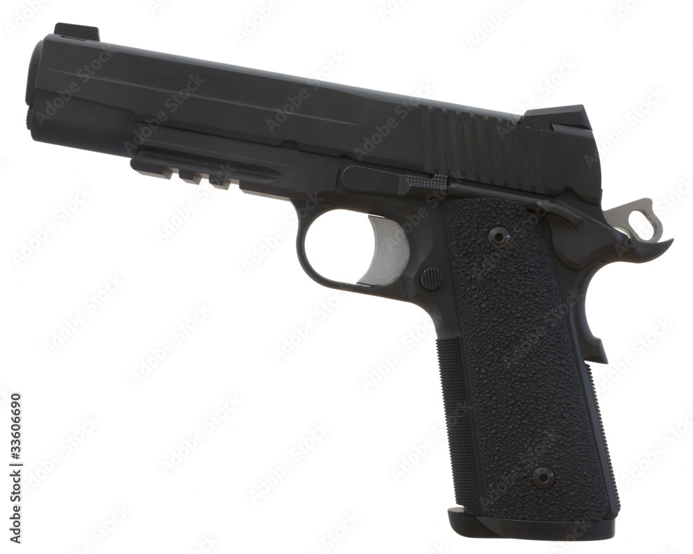 Black handgun