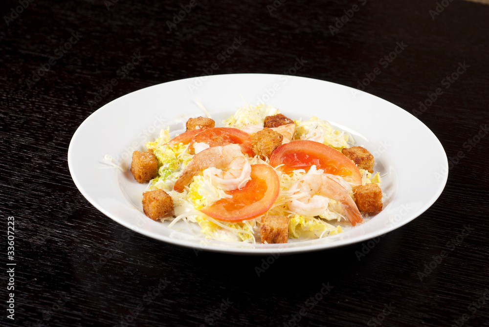 tiger shrimps salad tiger shrimps salad