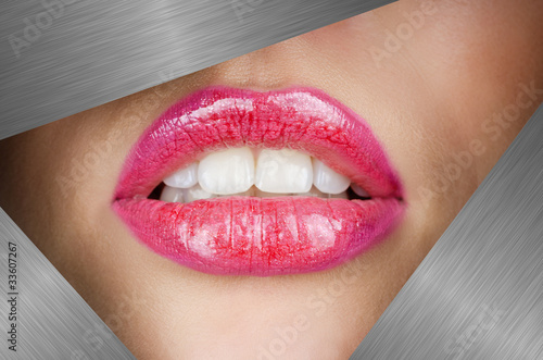 Beautiful female lips