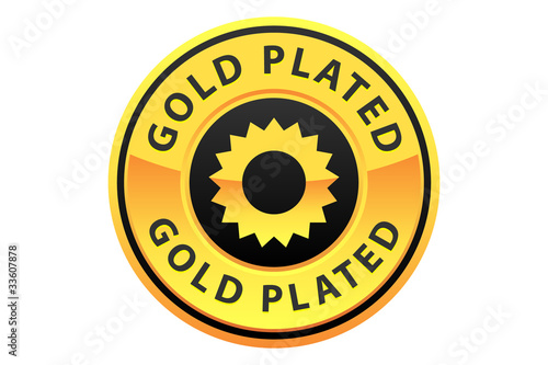 Gold Plated Label