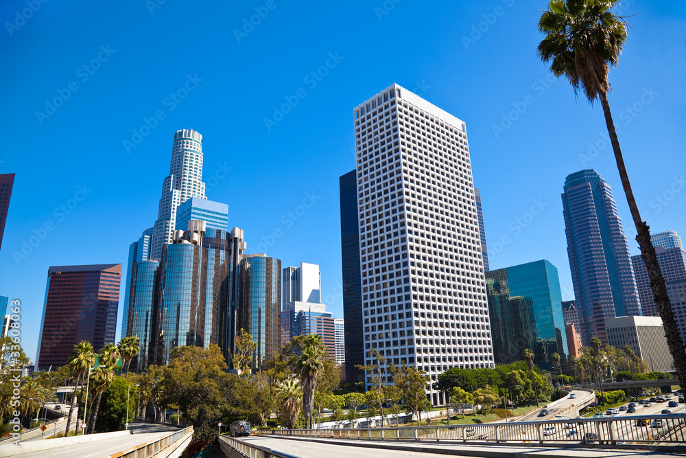 Obraz premium Heart of Los Angeles Downtown