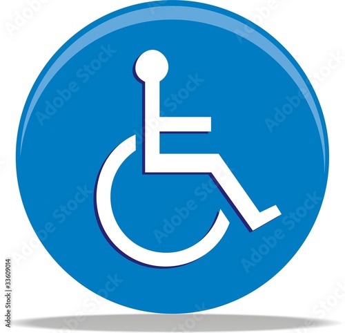 bouton handicapé