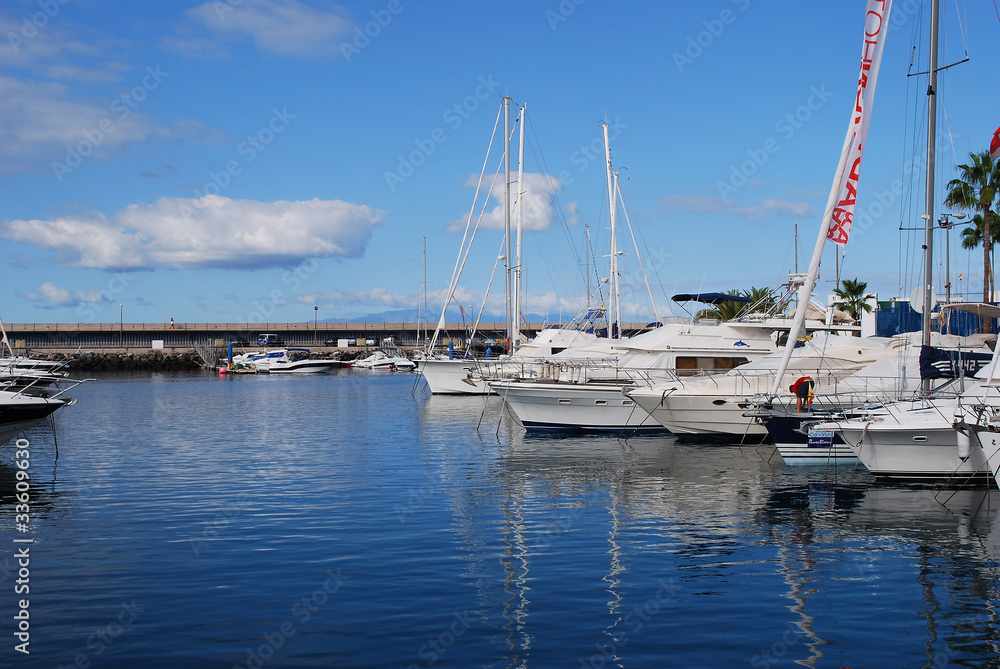 Obraz premium yacht port