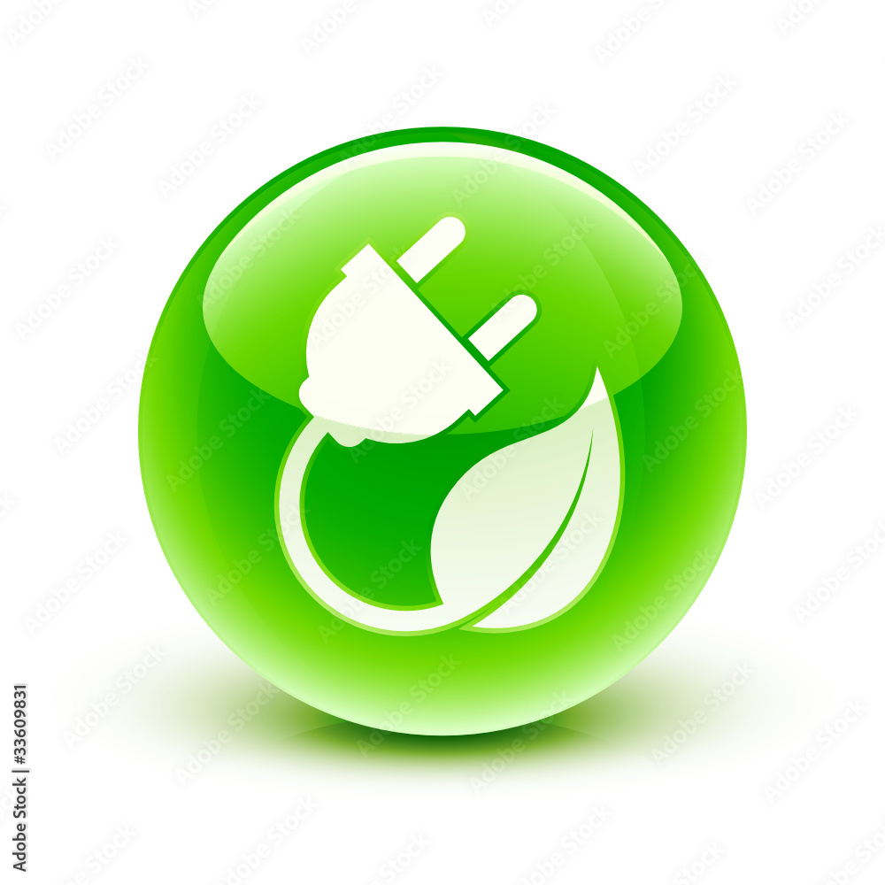 icône énergie nature / natural energy icon