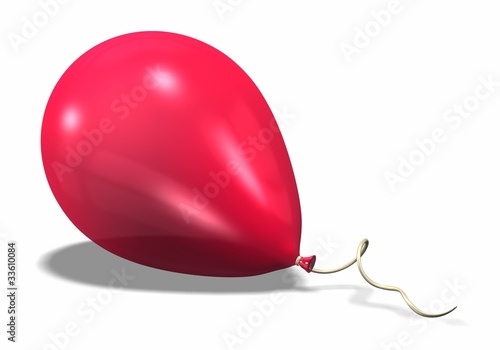 balloon on the floor