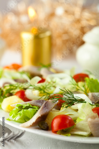 Herring salad for christmas