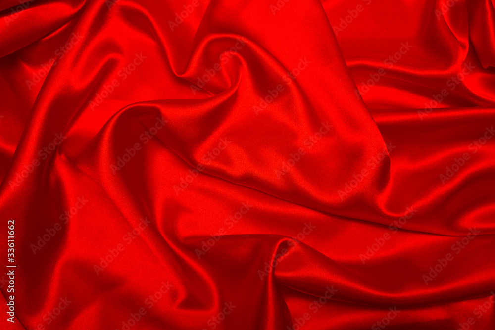Fototapeta premium Sensuous Smooth Red Satin