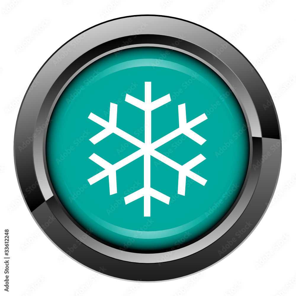 Picto, internet, bouton, surgelé, froid, conservation, neige Picto, internet, bouton, surgelé, froid, conservation, neige