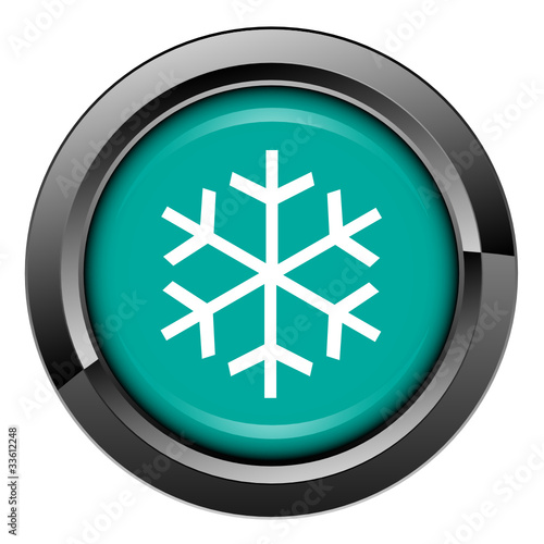 Picto, internet, bouton, surgelé, froid, conservation, neige