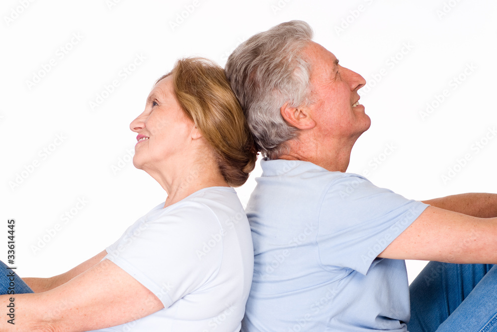 two elderly people two elderly people