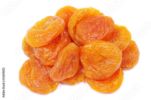 apricots over white